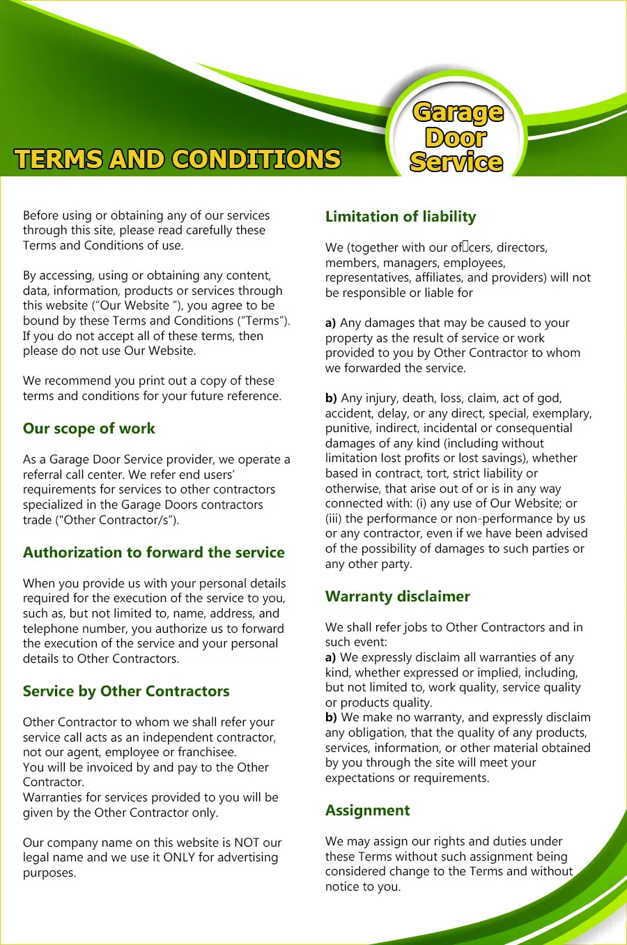 Master Garage Door Service Dallas, GA 678-626-7217